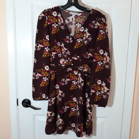 CHELSEA 28 Ruched Waist Floral Mini Dress NWT XXS - Picture 5 of 10